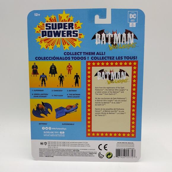 DC Super Powers Batman Who Laughs McFarlane Toys Action Figure 2022 New - Picture 3 of 3